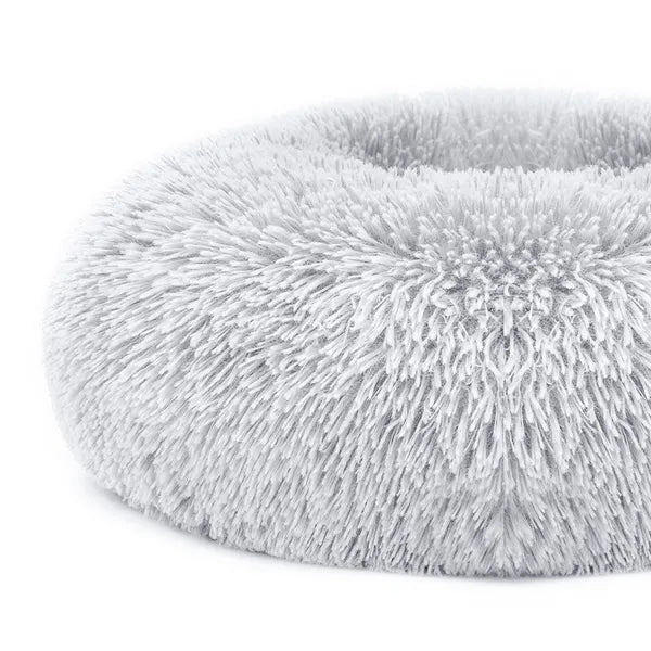 FurCushion Large Dog Bed – Soft Fleece Cozy Puppy & Cat Nest Sofa Cushion